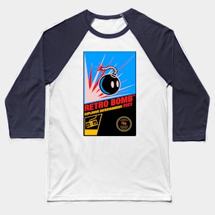 Retro Bomb Baseball T-Shirt